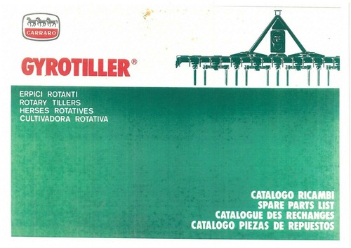 Carraro motozappa giroscopio - motozappa,