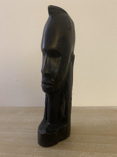 Scultura statua legno africana - legno,