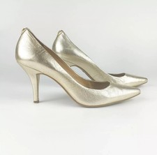 Michael Kors Scarpa Donna Stiletto Pelle Dorata Brillante - Usata, Bellissima!