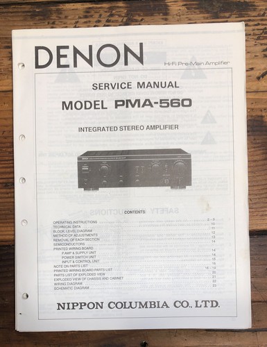 Denon pma 560 amplificatore - denon,