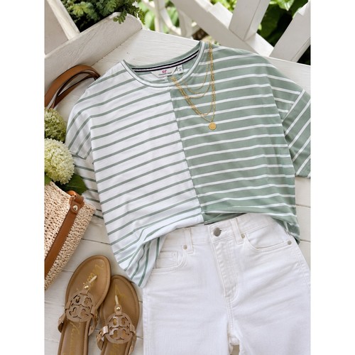 Top vineyard vines righe - top,