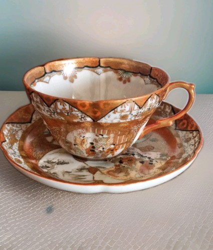 Antica tazza piattino - tazza, e
