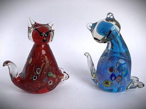 Gattini vetro murano - in, di