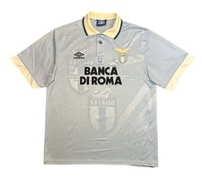 MAGLIA CALCIO LAZIO UMBRO 1993/94 JERSEY TRIKOT MAILLOT FOOTBALL SHIRT CAMISETA