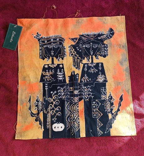 Arazzo batik indonesiano - , due