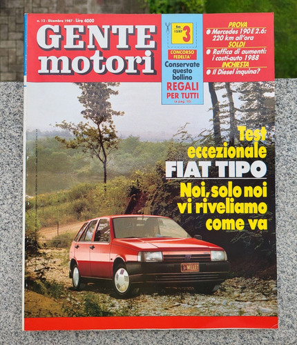 Rivista gente motori dicembr - rivista,