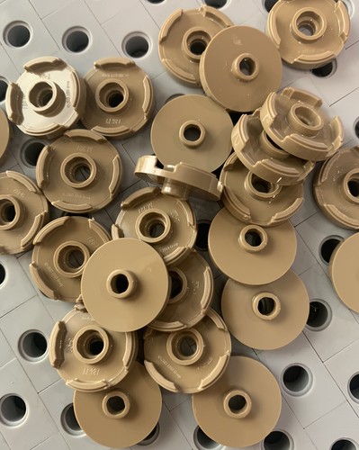 Lego dark tan 2x2 - dark,