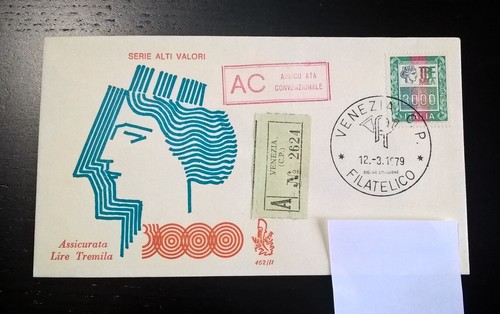 Fdc 1979 alto valore lire - fdc,