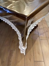 Tovaglia  Trasparente Cerata Tavola Antimacchia Pizzo Impermeabile PVC Cucina