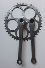 Guarnitura bici epoca in acciaio denti 42, marcata MONDIAL