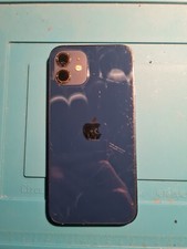 SCOCCA POSTERIORE VETRO HOUSING IPHONE 12 BACK COVER BLU ORIGINALE PULLED
