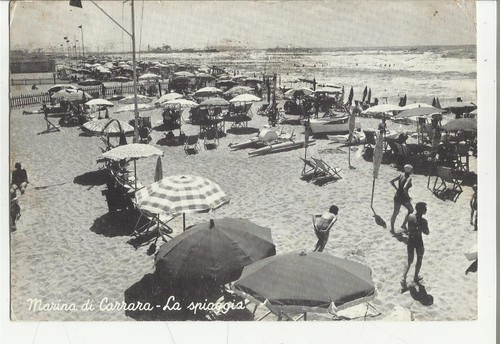 Vecchia cartolina marina - vecchia, di