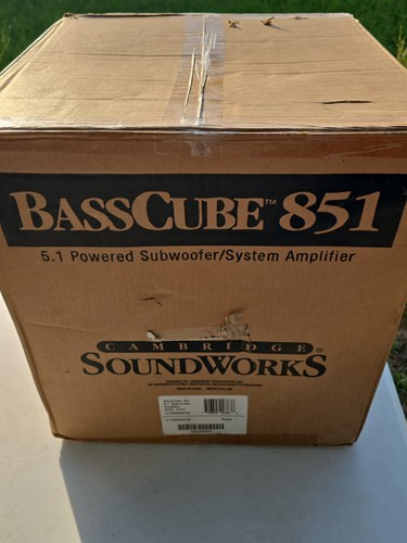 Cambridge soundworks basscube - cambridge,
