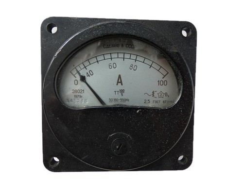 Amperometro elettrico vintage