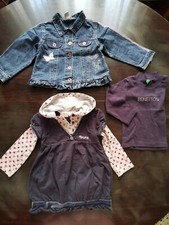 Lotto stock 3 pz Abbigliamento bambina 12 mesi di marca 