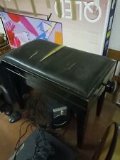 Sgabello Seggiolo Panca Sedile per pianoforte da restaurare nero
