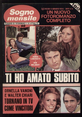 Sogno mensile 1972 - mensile, vanoni