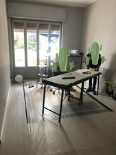 lettino tattoo/massaggio pieghevole professionale e accessori studio nero 