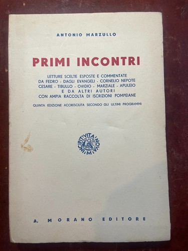Antonio marzullo primi - marzullo, –