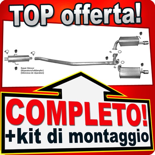 Scarico completo per mazda - completo,