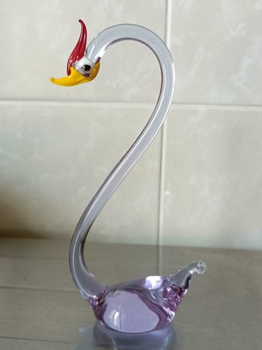 Cigno vetro murano - cigno,