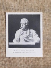 Busto a Paolo Ferrari Scultore F. Jerace Nel teatro Manzoni di Milano nel 1900