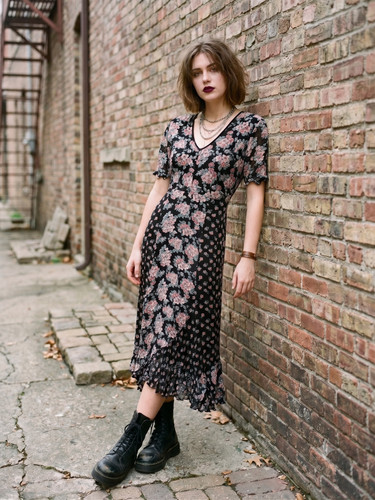 Abito midi vintage anni - , 90