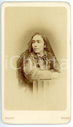 1870 milano donna - 1870, con