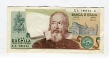 Banconota 2000 Lire Galileo