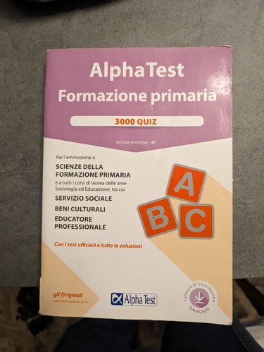 Preparazione test - preparazione, al
