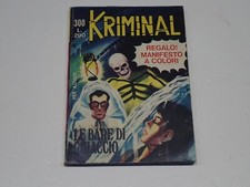 KRIMINAL N° 300/1971  LE BARE DI GHIACCIO ED. CORNO DI RESA CON MANIFESTO