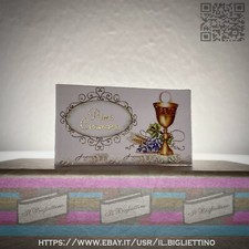10 BIGLIETTINI BOMBONIERE -