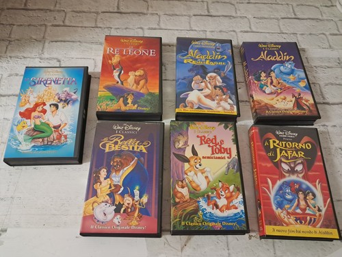 Lotto vhs collezione - vhs, walt