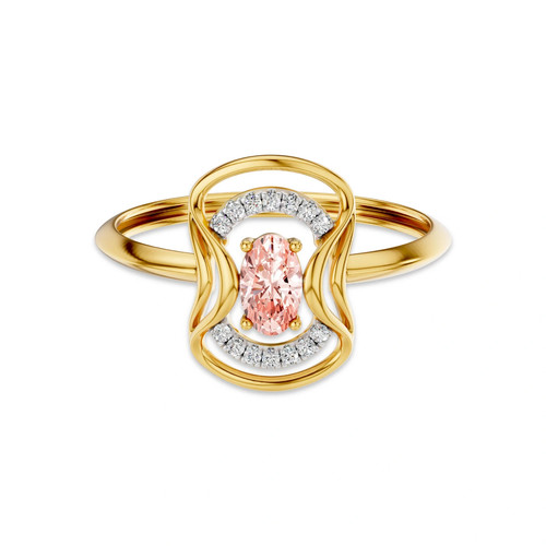 Anello geometrico astratto