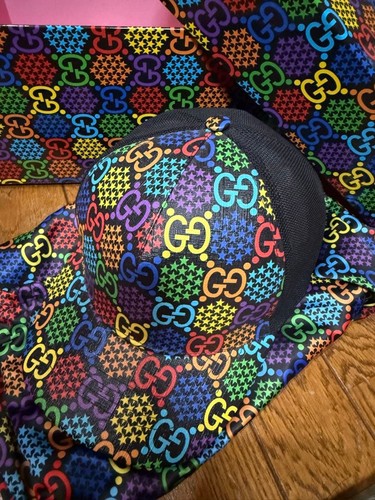 Cappello psichedelico gucci - cappello,