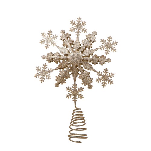 Set puntale fiocco neve - puntale,