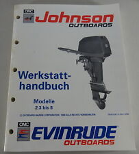 Manuale Officina Johnson/Evinrude Bootsmotoren Modelli 2.3 fino A 8 Cv Di 1990
