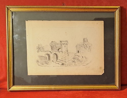 Disegno antico matita su - matita,