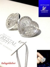 Orecchini Donna Albero della Vita SWAROVSKI ELEMENTS ORIGINALI Cristalli Argento