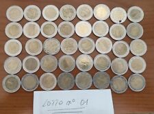 LOTTO STOCK PEZZI  40  MONETE EURO DA  2 €  EURO VENDITA SOLO A BLOCCO LOTTO 01