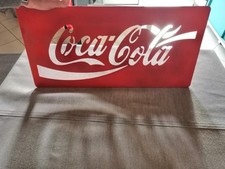 Coca Cola insegna targa matrice logo pubblicità ferro originale vintage anni 80 