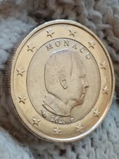 Moneta da 1€ Monaco 2023 Tiratura limitata di soli 1.256.833 pezzi circolanti