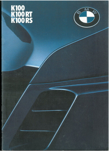 Brochure bmw 100 k100 rt - brochure,