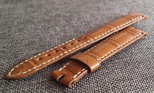 BREGUET TYPE CINTURINO WATCH STRAP COCCO LUISIANA COLORE GOLD  mm.21