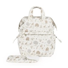 Pasito a Pasito Zaino Mamma e Passeggino in Tessuto 100% Cotone NARA con Fasciat