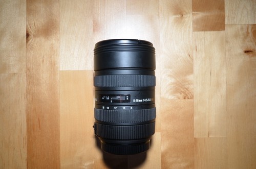Sigma 16mm 5 - 8-16mm, af