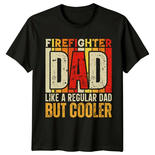 Shirt uomo pompiere papà - uomo,