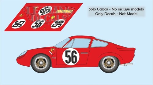 Decals abarth 1000 mans - decals,