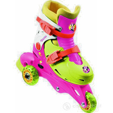 PATTINI A ROTELLE ADATTABILI MINNIE DOPPIA FUNZIONE TAGLIA 29-32 DISNEY