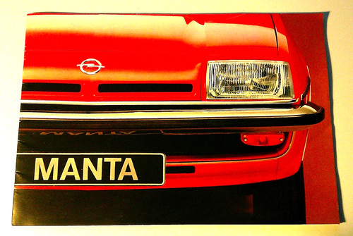 Brochure originale opel manta - brochure,